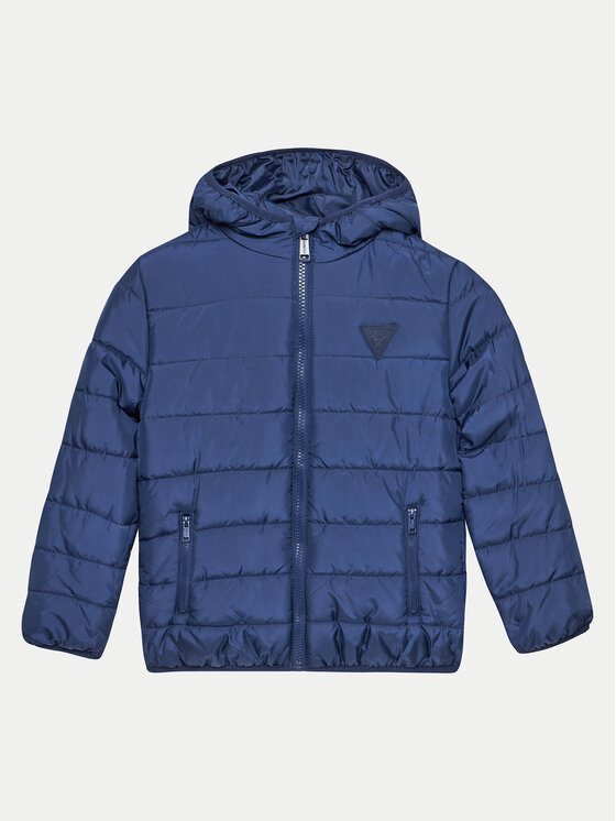Guess Guess Преходно яке H4BJ10 WCFM0 Син Regular Fit