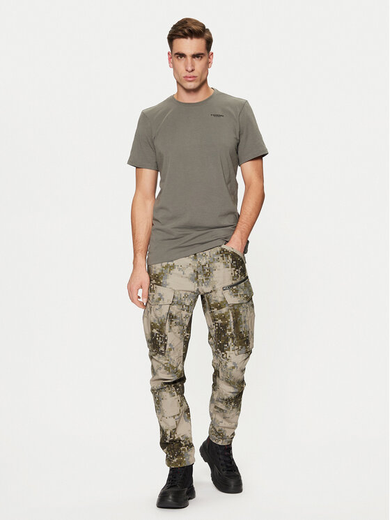 G-Star Raw G-Star Raw T-Shirt Base D19070 1260 Szary Slim Fit