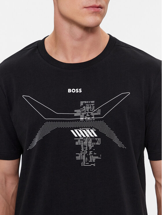 BOSS Boss T-Shirt 50506358 Czarny Regular Fit