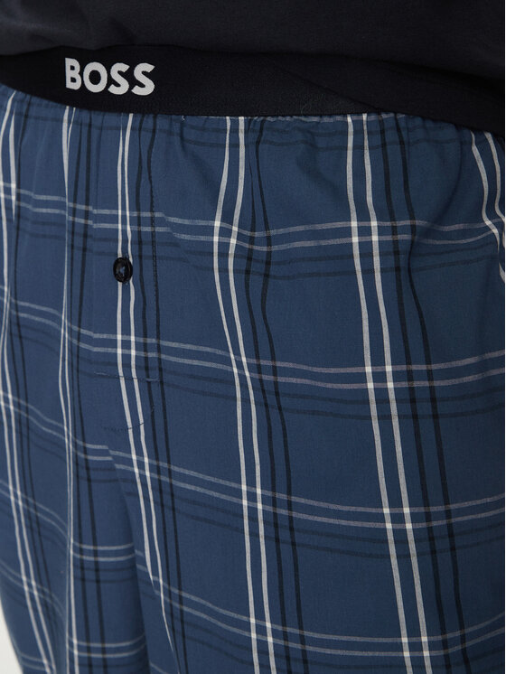 BOSS BOSS Pijama Easy Long Set 50535882 Bleumarin Regular Fit