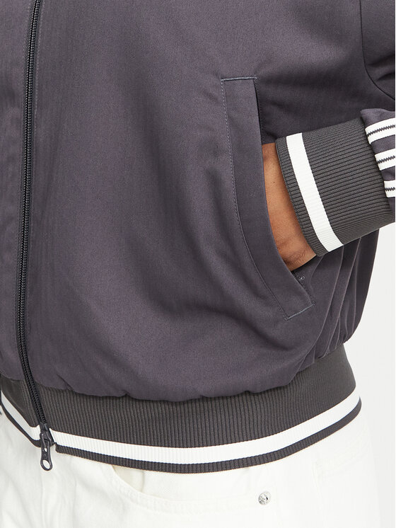 adidas adidas Суитшърт Firebird KR9107 Тъмносив Loose Fit