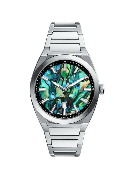 Fossil Fossil Zegarek FS6114 Srebrny