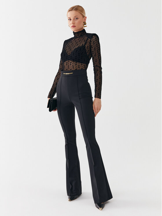 Elisabetta Franchi Elisabetta Franchi κορμάκι BO-006-36E2-V260 Μαύρο Slim Fit