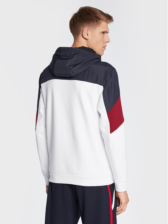 Tommy Hilfiger Tommy Hilfiger Bluză Seasonal MW0MW27547 Alb Relaxed Fit