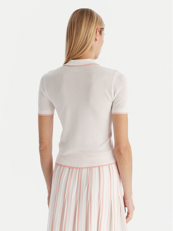 Guess Guess Polo V5GP00Z3D60 Biały Slim Fit