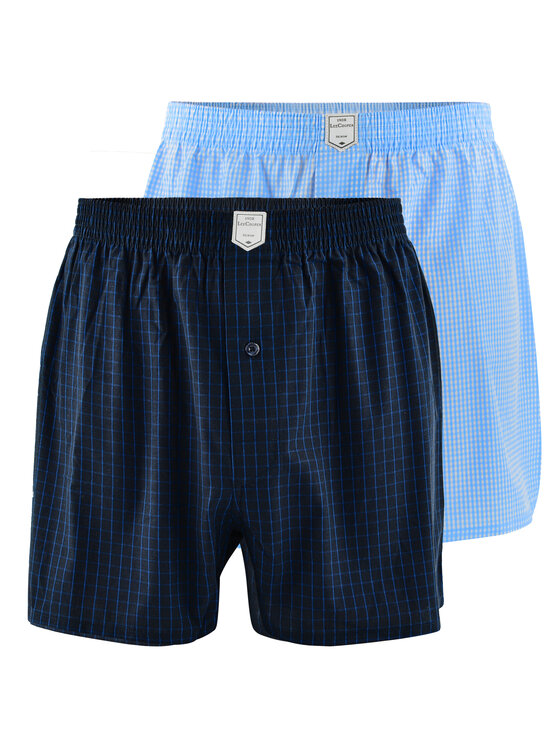 Lee Cooper Lee Cooper Bokserki BOX26-007 Niebieski