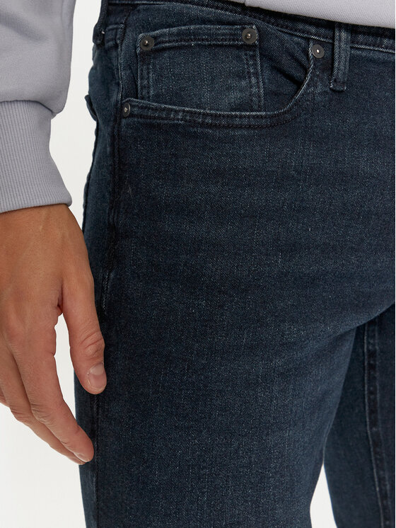 Jack & Jones Jack & Jones Džínsy Glenn 12259055 Tmavomodrá Slim Fit