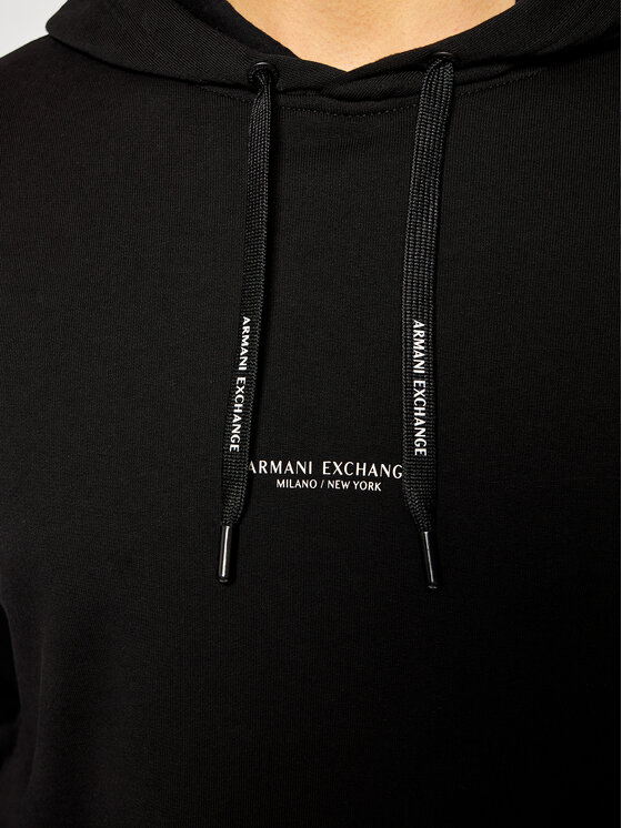 Armani Exchange Armani Exchange Mikina 8NZM94 ZJKRZ 1200 Čierna Regular Fit