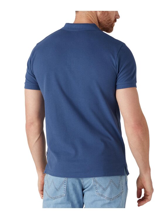 Wrangler Wrangler Polo W7X7K4XTG Granatowy Regular Fit