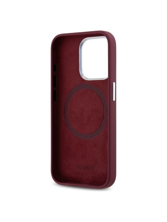 Lacoste Lacoste Etui na telefon Apple iPhone 15 Pro Max Bordowy