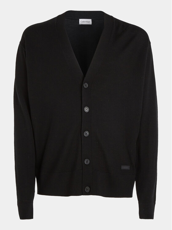Calvin Klein Calvin Klein Strickjacke K10K112260 Schwarz Regular Fit