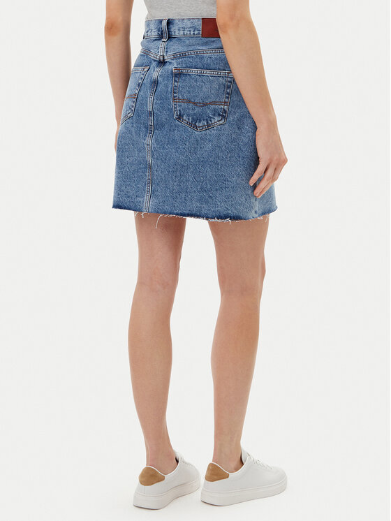Pepe Jeans Pepe Jeans Džínová sukně PL901124 Modrá Regular Fit