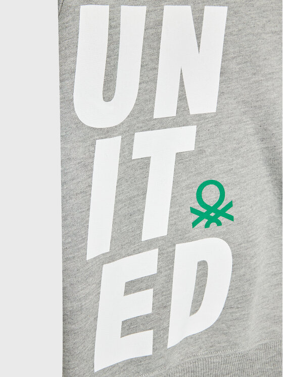 United Colors Of Benetton United Colors Of Benetton Majica dugih rukava 3JLXC107Q Siva Regular Fit
