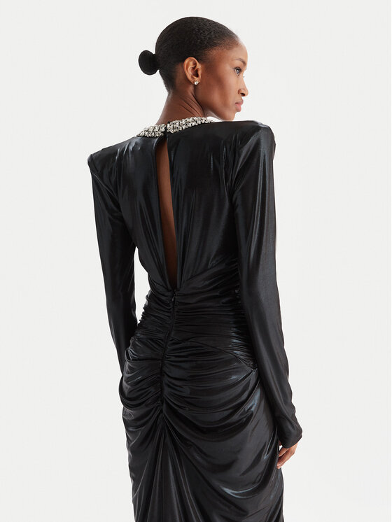 Babylon Babylon Estélyi ruha S00835 Fekete Regular Fit