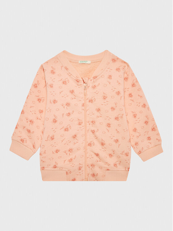 United Colors Of Benetton United Colors Of Benetton Суитшърт 3XPKA500A Розов Regular Fit