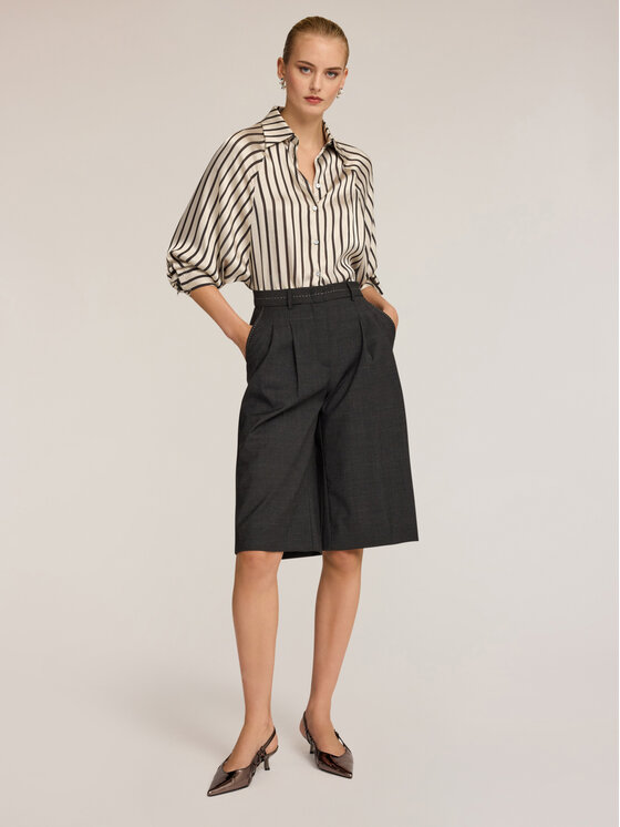 Motivi Motivi Pantaloncini di tessuto P112Q004196N023 Grigio Regular Fit