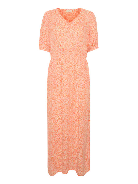 Kaffe Kaffe Літня сукня Isolde Amber 10507514 Оранжевий Regular Fit