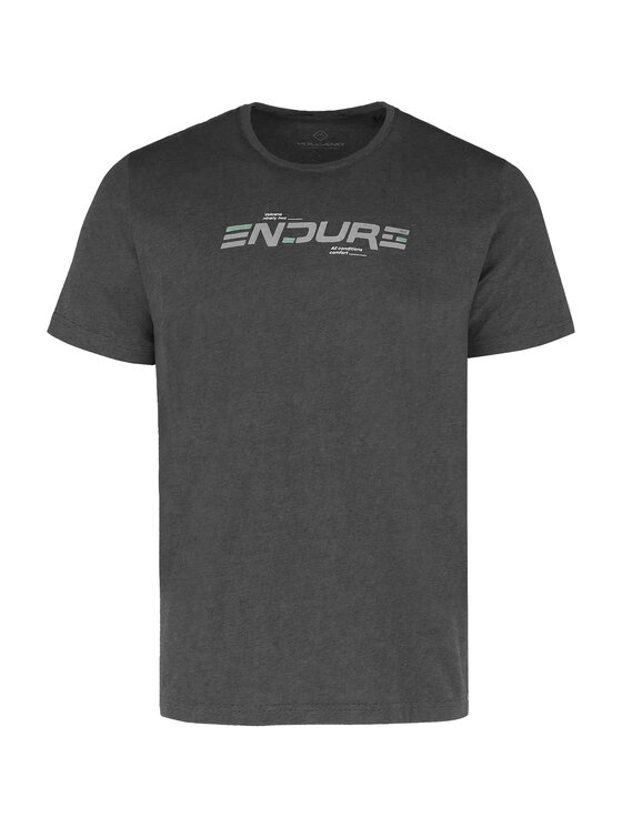 Volcano Volcano T-Shirt T-ENDE Szary Regular Fit