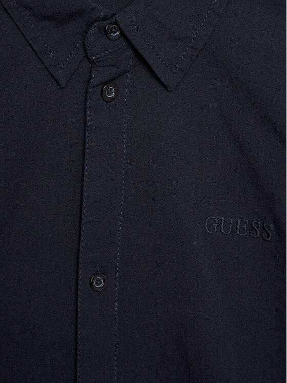 Guess Guess Koszula L3YH04 WE5W0 Granatowy Regular Fit