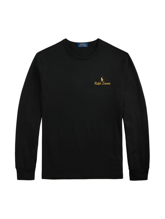 Polo Ralph Lauren Polo Ralph Lauren S dlouhým rukávem 710981783001 Černá Regular Fit