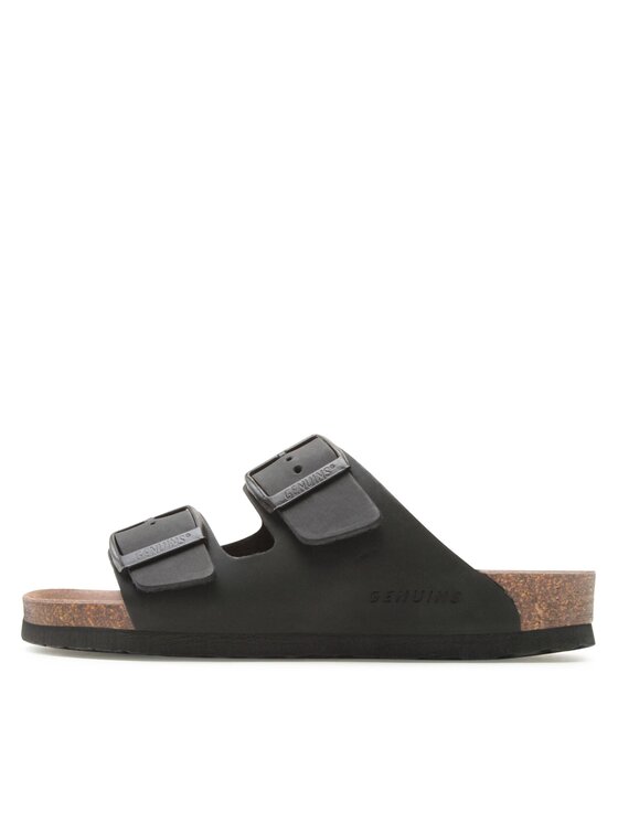 Genuins Genuins Шльопанці Hawaii G104365 Чорний