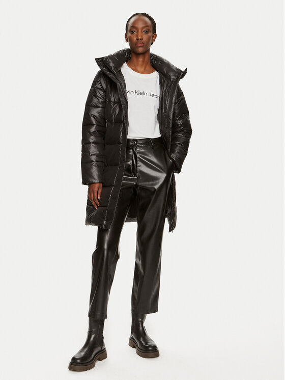 Calvin Klein Jeans Calvin Klein Jeans Μπουφάν χειμωνιάτικο J20J223578 Μαύρο Regular Fit