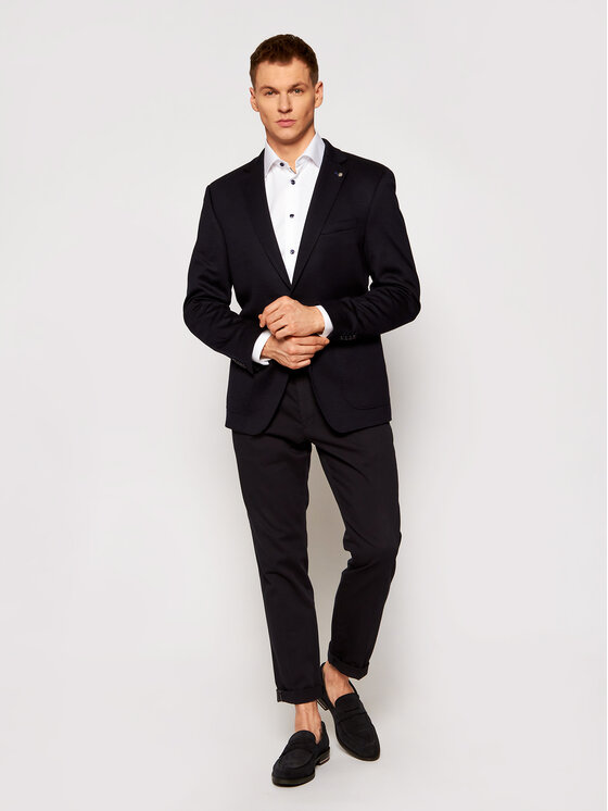 Camicia 300000518 Bianco Slim Fit