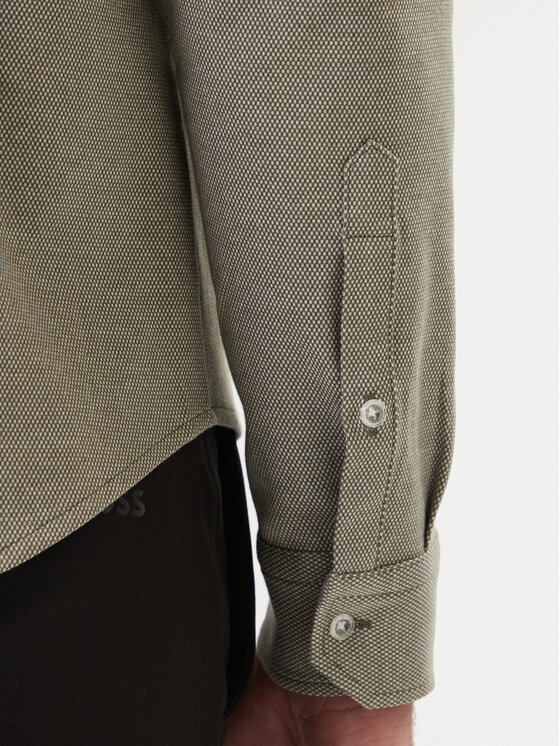 BOSS BOSS Košile ST Motion 50555946 Khaki Regular Fit