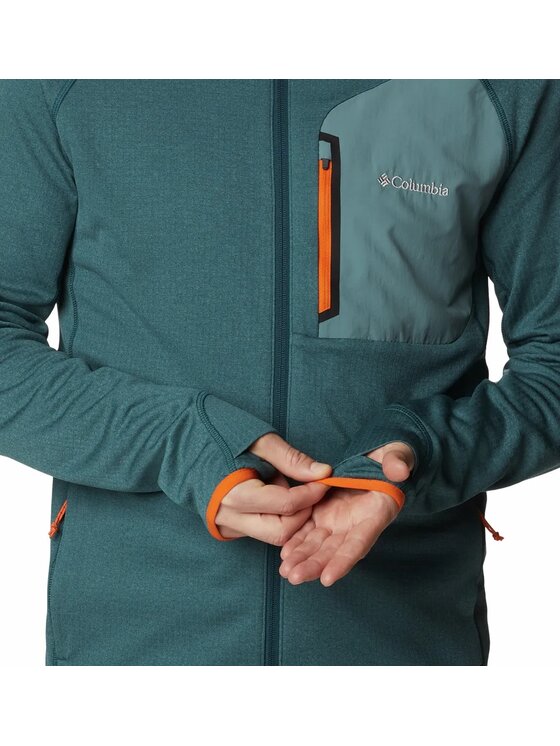 Columbia Columbia Bluza 203131 Zielony Regular Fit
