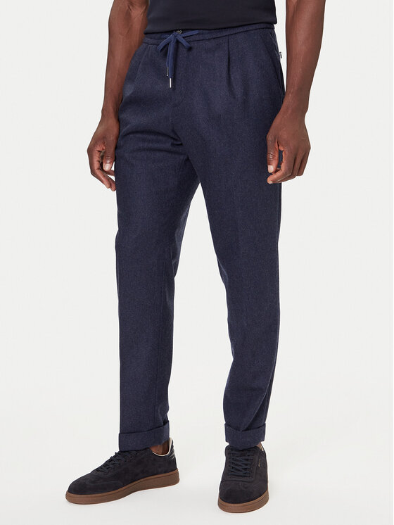 Paul&Shark Paul&Shark Παντελόνι υφασμάτινο 15314077 Σκούρο μπλε Regular Fit