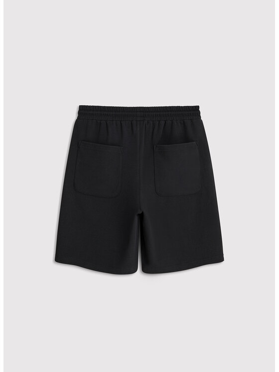 Pako Lorente Pako Lorente Szorty materiałowe P26SN-WS-004 Czarny Classic Fit