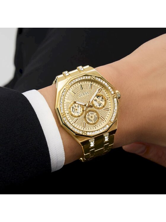 Guess Guess Hodinky GW0960G Zlatá