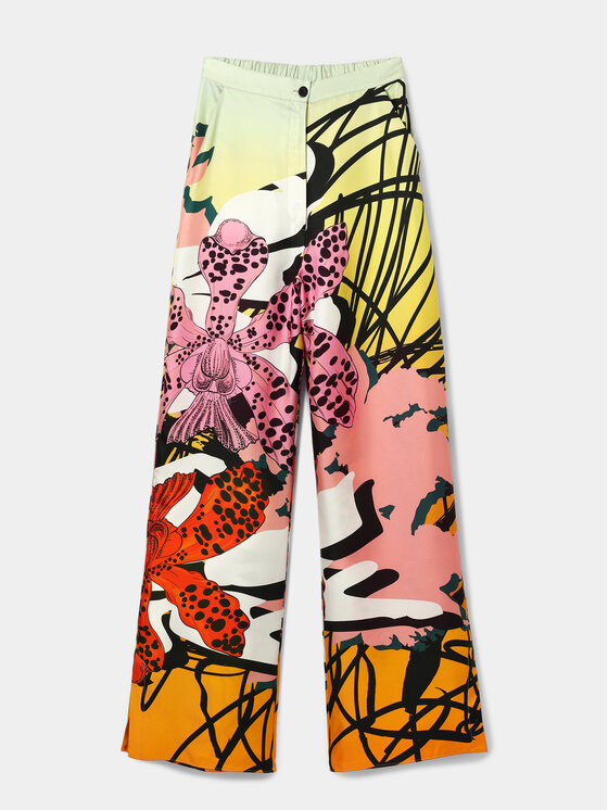 Desigual Desigual Spodnie materiałowe MONSIEUR CHRISTIAN LACROIX Ericeira 24SWPW27 Kolorowy Regular Fit