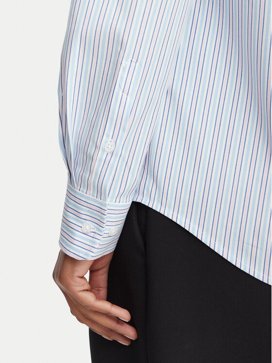 Beverly Hills Polo Club Beverly Hills Polo Club Srajca P-SS26W-SH0005 Modra Regular Fit