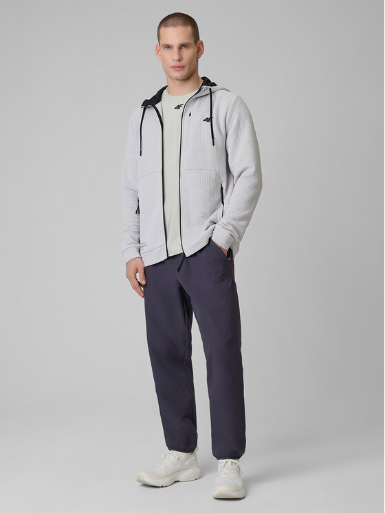 4F 4F Bluza active Biały Regular Fit