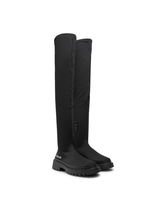 LOVE MOSCHINO LOVE MOSCHINO Čizme preko koljena JA26015G1LIMZ000 Crna