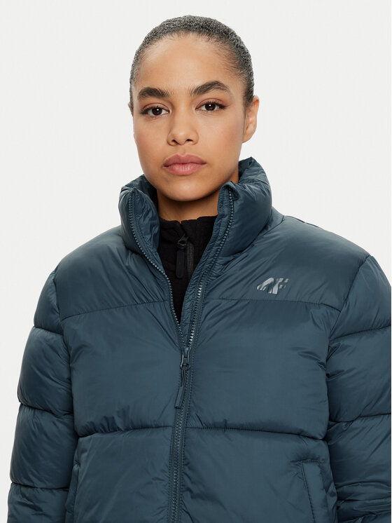 4F 4F Zimska jakna 4FWAW24TDJAF469 Plava Regular Fit