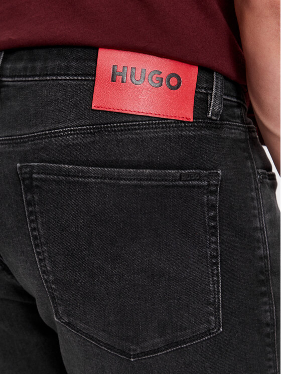 HUGO Hugo Jeansy Hugo 708 50493699 Šedá Slim Fit