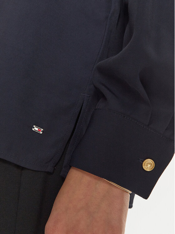 Tommy Hilfiger Tommy Hilfiger Cămașă WW0WW43066 Bleumarin Regular Fit
