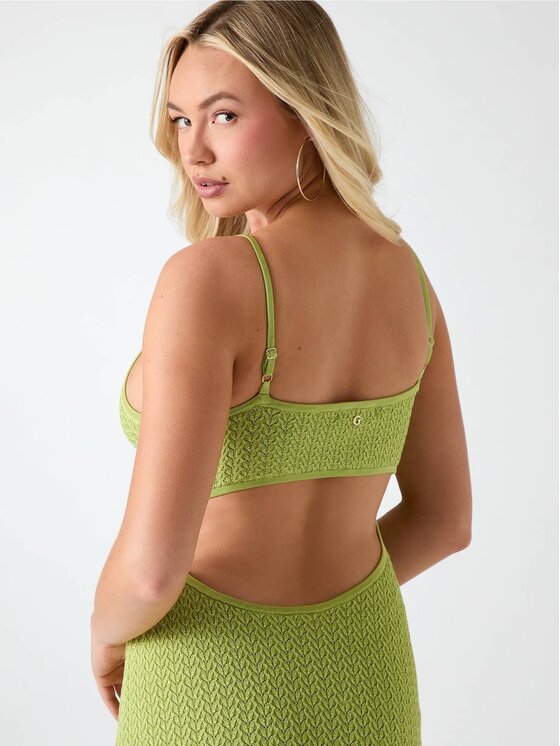 Guess Guess Vestito da giorno 182047 Verde Classic Fit