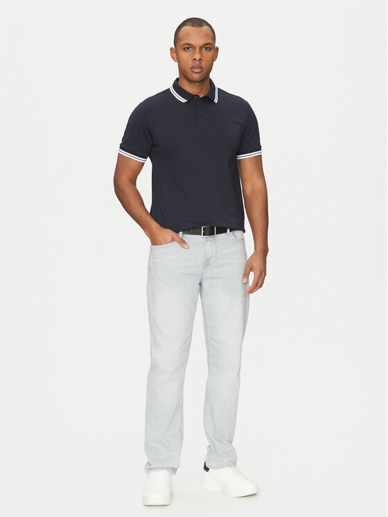 Guess Guess T-Shirt M2GP34 KARS0 Granatowy Regular Fit
