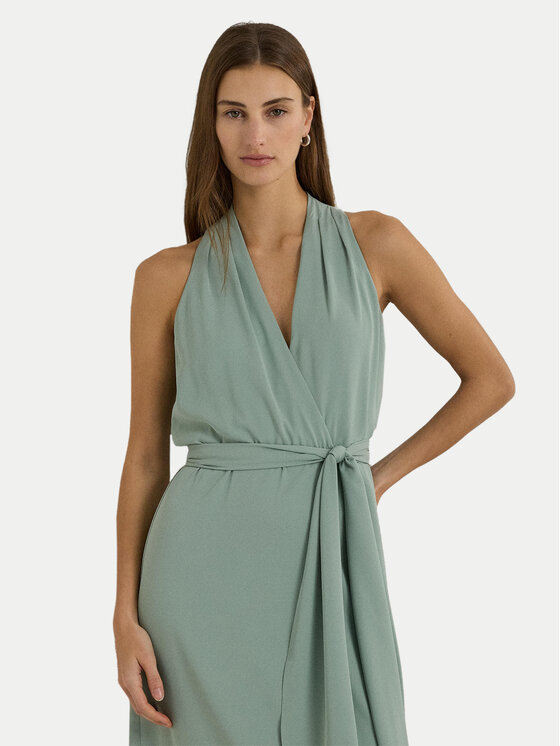 LAUREN RALPH LAUREN Lauren Ralph Lauren Cocktail obleka 253911848003 Zelena Regular Fit