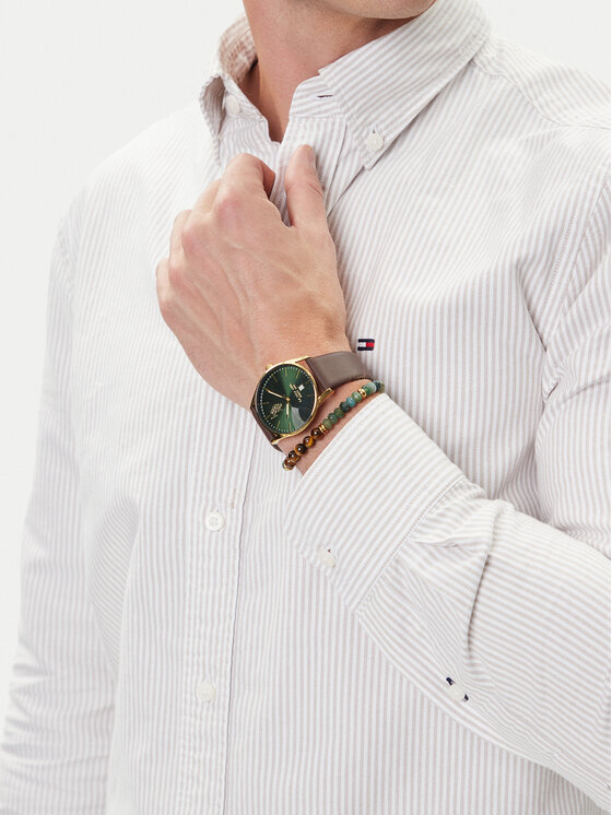 U.S. Polo Assn. U.S. Polo Assn. Rinkinys: laikrodis ir apyrankė Colin USP6376TW Auksinė