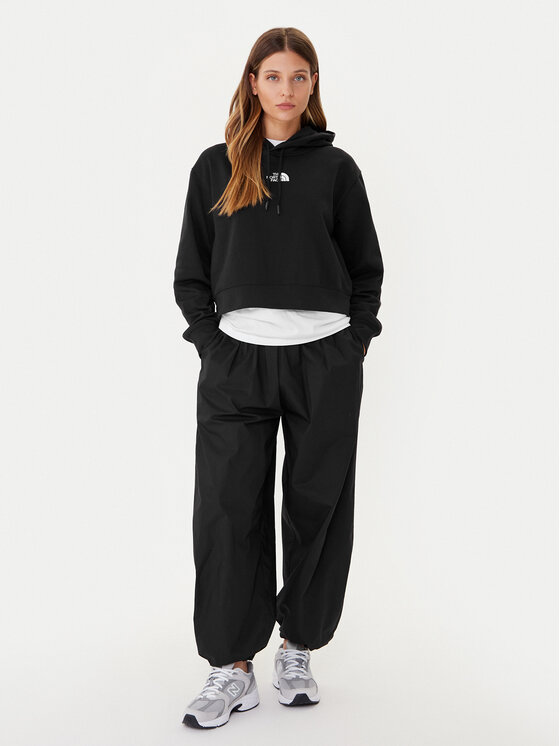 The North Face The North Face Felpa ESSENTIAL CROP HOODIE Nero Cropp Fit