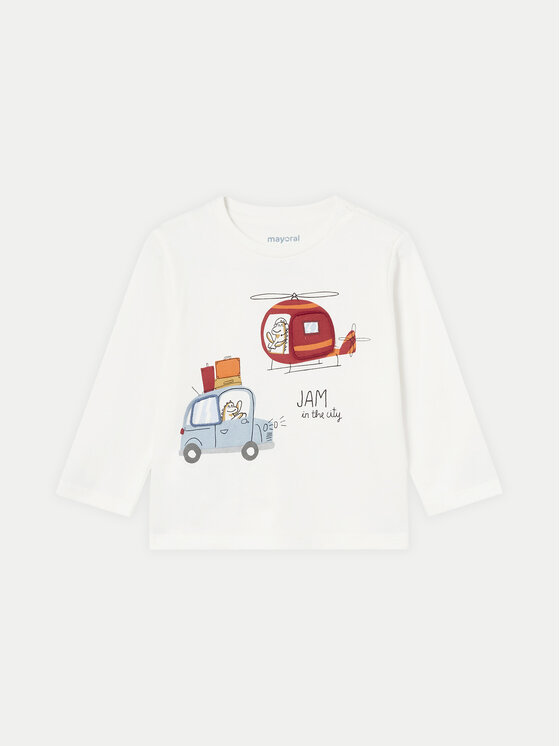 Mayoral Mayoral Bluse 2038 Écru Regular Fit