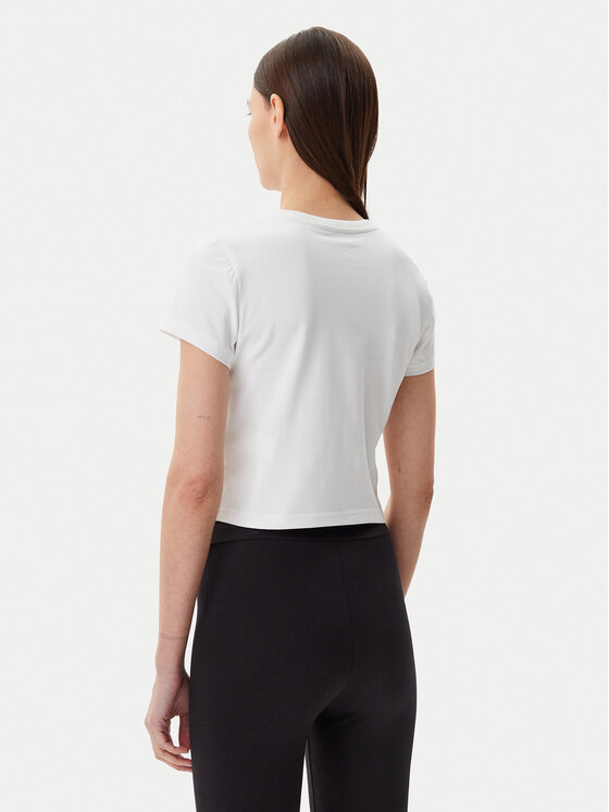 Puma Puma Тишърт Ess Cut-Out 631164 Бял Slim Fit