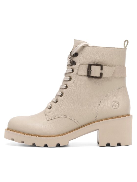 Remonte Remonte Schnürschuhe D0A74-60 Écru