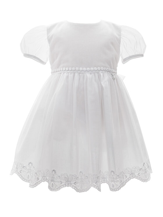 SLY SLY Sukienka 1/SMM/05A Biały Comfortable Fit