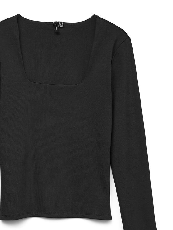 Vero Moda Vero Moda Majica Million 10334613 Crna Regular Fit