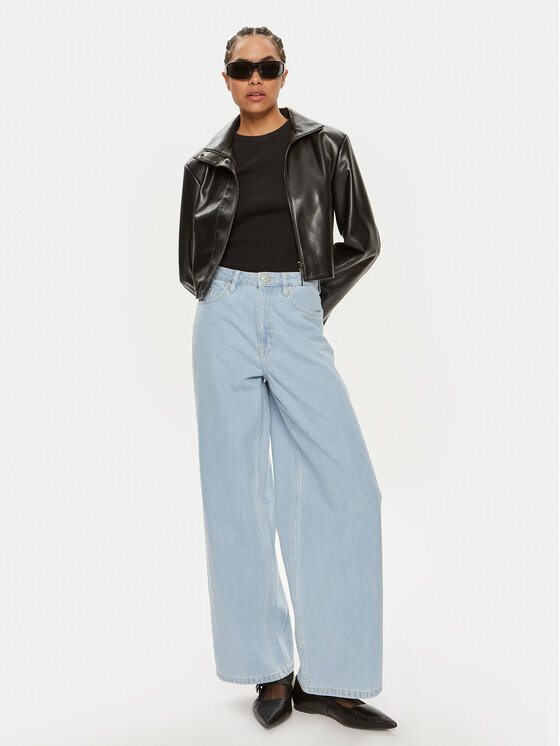 2NDDAY 2NDDAY Blugi Foss TT 2244762903 Albastru Wide Leg
